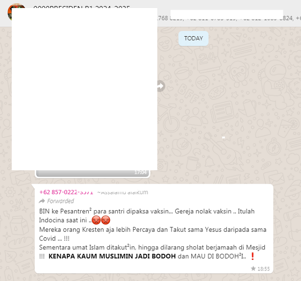 [Cek Fakta] Benarkah Gereja Tolak Vaksin? Ini Faktanya