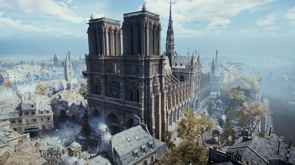 Restorasi Notre Dame Pakai Data Assassins Creed Unity