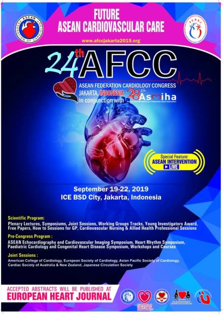 Penyelenggaraan Kongres Jantung se-ASEAN (AFCC) di Indonesia