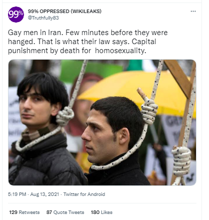 [Cek Fakta] Benarkah Ini Foto Hukuman Gantung Kasus Gay di Iran? Simak Faktanya