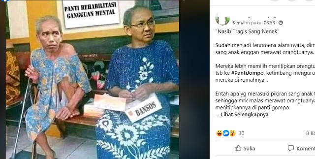 [Cek Fakta] Foto Jokowi dan Ahok Gunakan Daster di Panti Rehabilitasi Gangguan Mental? Ini Faktanya