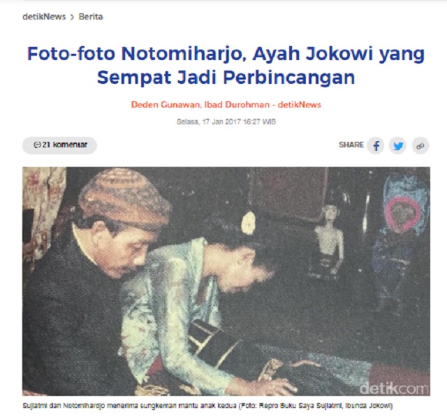 Dn Aidit Sering Ke Solo Lahir Seorang Anak Bernama Jokowi Ini Faktanya Medcom Id