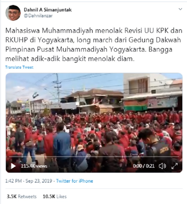 [Cek Fakta] Demo 'Turunkan Jokowi' di Sejumlah Kota tak Diliput Banyak Media? Ini Faktanya