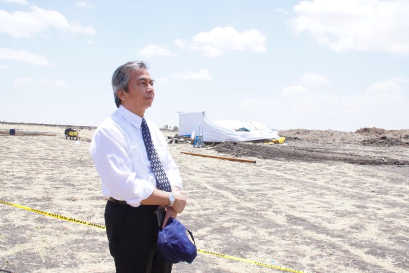 Dubes RI Kunjungi Lokasi Jatuhnya Pesawat Ethiopian Airlines