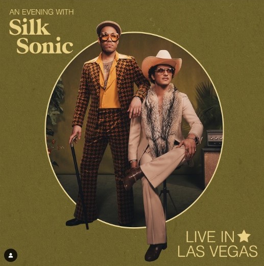 Anderson Paak dan Bruno Mars mengeluarkan album An Evening with Silk Sonic. Instagram anderson._paak