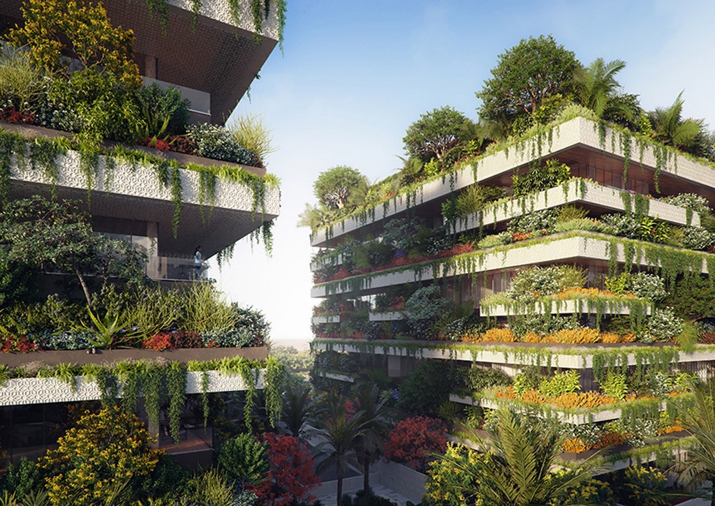 Apartemen Berkonsep Hutan Vertikal di Ibu Kota Baru Mesir