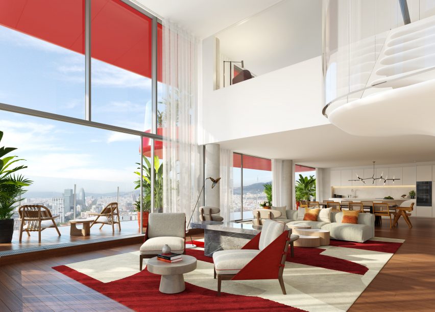Apartemen Mewah 'Merah Putih'' di Barcelona