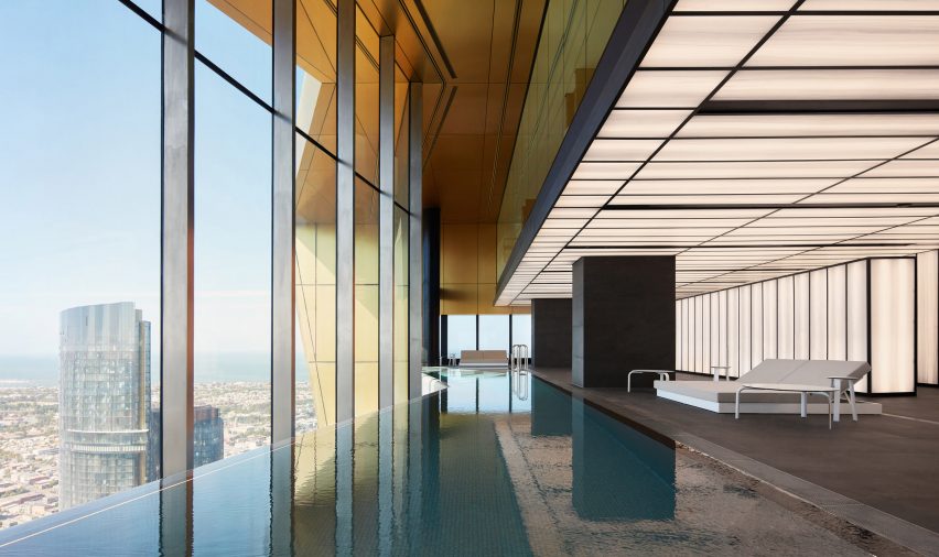 Desain Apartemen Tertinggi yang Dilengkapi Bintang Emas