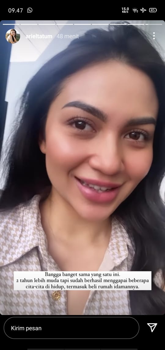 Puji Pria Beli Rumah di Usia Muda, Ariel Tatum Jadi <i>Trending</i> di Twitter