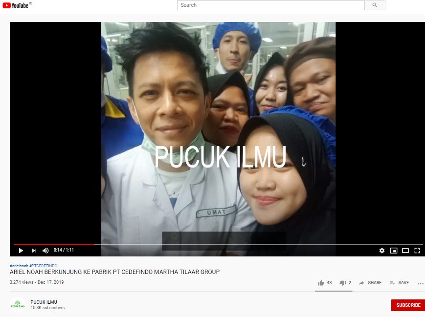 [Cek Fakta] Perawat Pasien Korona Histeris Ariel NOAH jadi Relawan Tenaga Medis? Ini Faktanya