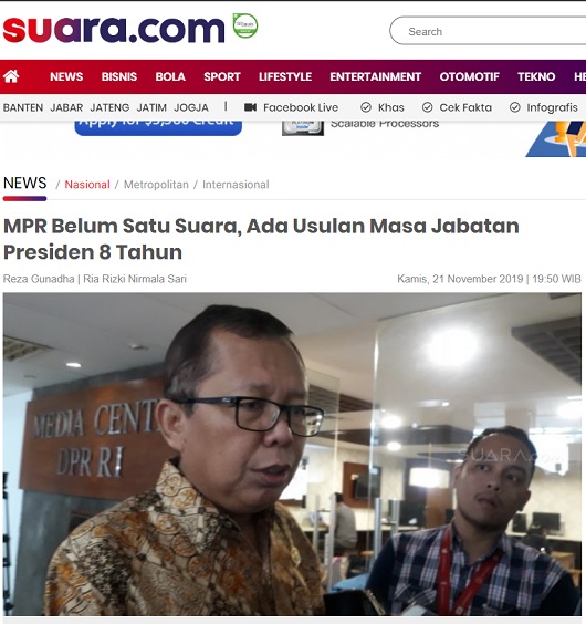 [Cek Fakta] MPR dan KPU Sepakat Jokowi Lanjut Sampai 2027? Ini Faktanya