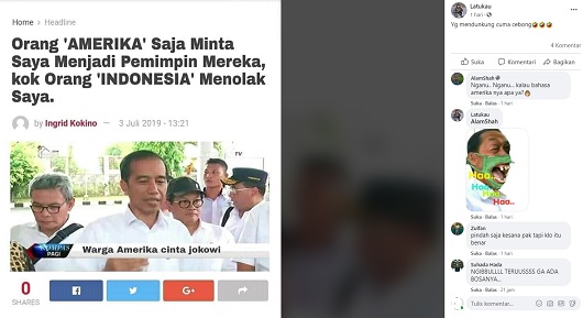 [Cek Fakta] Jokowi Diminta Jadi Pemimpin di Amerika? Ini Faktanya