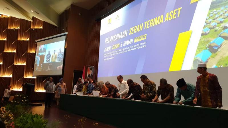 Pemerintah Serahkan Aset Perumahan Senilai Rp1,026 Triliun