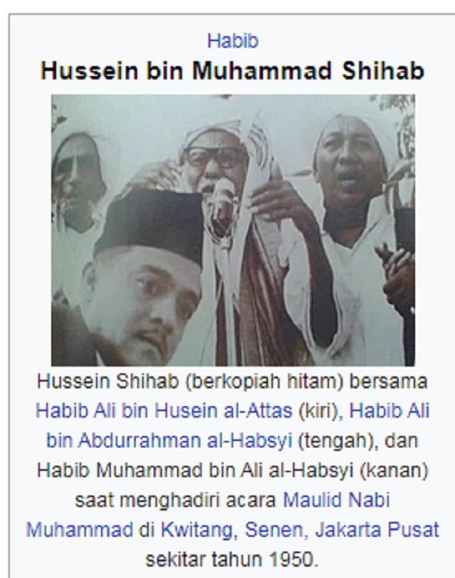 [Cek Fakta] Foto Ayah Habib Rizieq Bersama Soekarno yang Sengaja Ditutupi Sejarah? Ini Faktanya