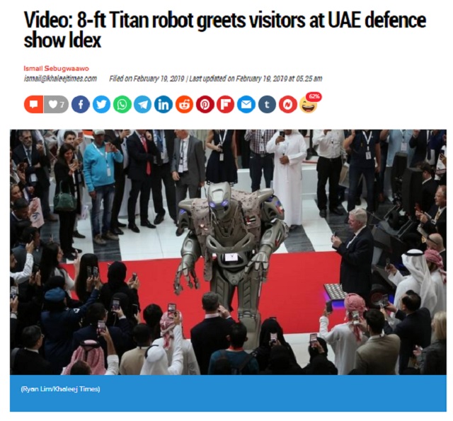 [Cek Fakta] Video Penampakan Raja Bahrain Dikawal Robot Bersenjata? Ini Faktanya