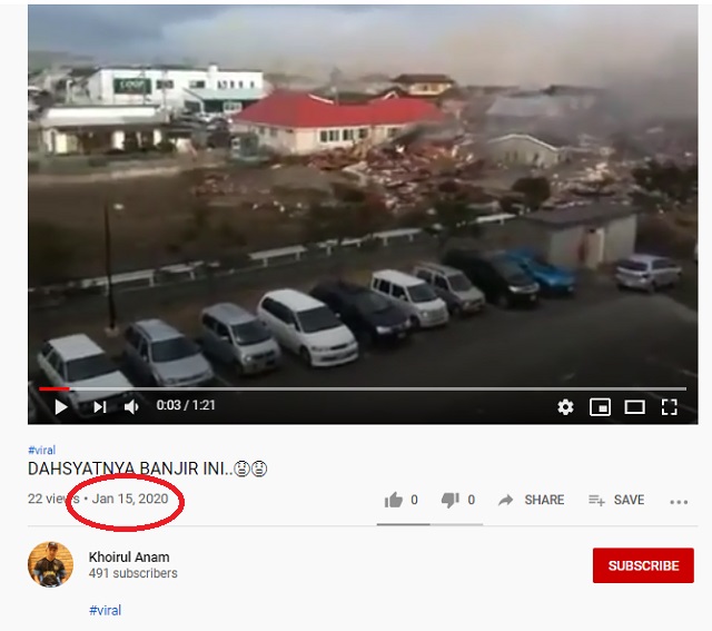 [Cek Fakta] Beredar Video Rumah Hanyut Akibat Banjir Bandang di Cicurug Sukabumi? Ini Faktanya