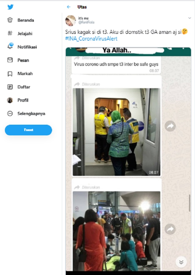 [Cek Fakta] Seorang Penumpang Meninggal Terjangkit Virus Korona di Terminal 3 Bandara Soetta? Ini Faktanya