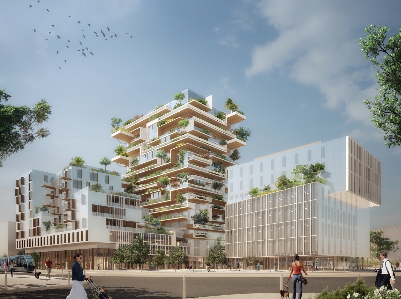 Gedung Jangkung Mulai Gunakan Material Kayu