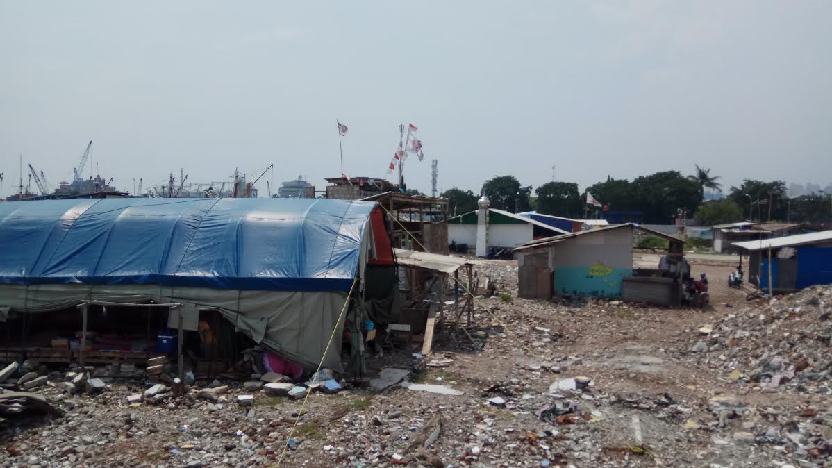 Puluhan Bangunan Semi-permanen Berdiri di Kampung Akuarium