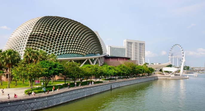 7 Bangunan Memukau di Singapura