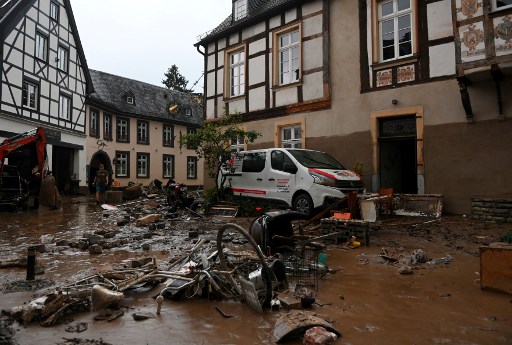 68 Orang Tewas Akibat Banjir Melanda di Jerman dan Belgia