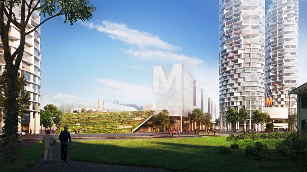 Trio Menara Kembar TOD ala Swiss
