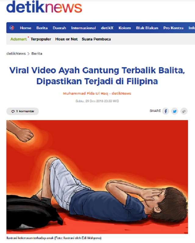 Video Balita Digantung di Jendela, Digebuk Berkali-kali dan Pelakunya Belum Ditangkap? Ini Faktanya