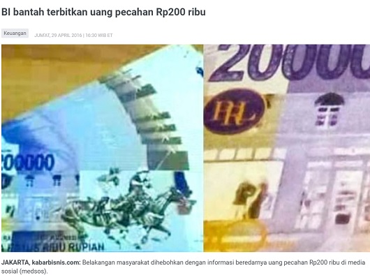 Cek Fakt Beredar Uang Pecahan Baru Rp200 Ribu Ini Faktanya