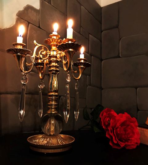 Cantiknya Kamar Mungil Diubah bak Istana Beauty and the Beast