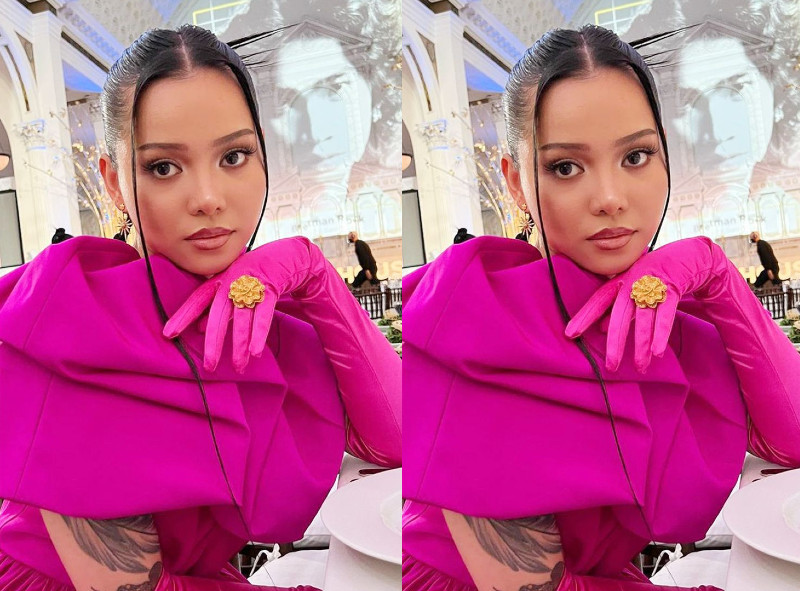 Penyanyi dan Seleb TikTok Amerika Bella Poarch Bangga Pakai Produk Indonesia