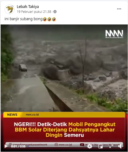 [Cek Fakta] Video Detik-Detik Banjir Bandang di Subang? Ini Faktanya