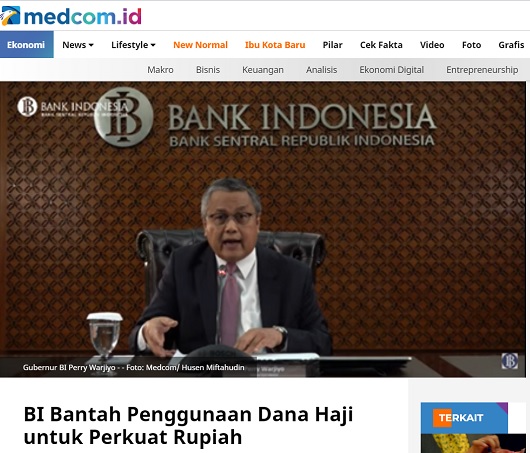 [Cek Fakta] Rezim Jokowi Menggasak Dana Haji Hoaks,Ini Faktanya