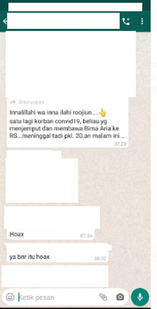 [Cek Fakta] Dokter Pengantar Bima Arya Wafat karena Korona? Ini Faktanya