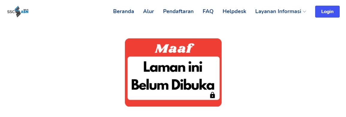 Pengumuman hasil SKD CPNS 2021 bisa dilihat di situs resmi BKN. Gambar: laman resmi BKN