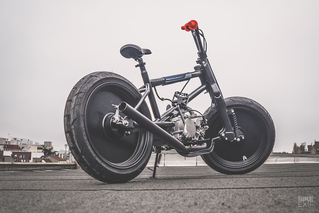 Membenamkan Mesin Honda Cub di BMX