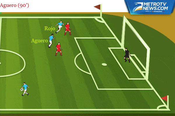 Ilustrasi Gol: <i>Hattrick</i> Messi Antar Argentina ke Perempat Final