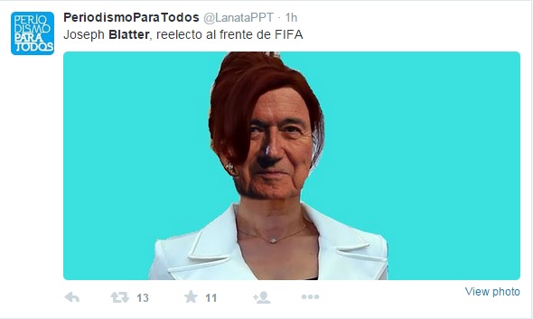 Blatter Pimpin FIFA Lagi, Meme-meme Lucu Bermunculan