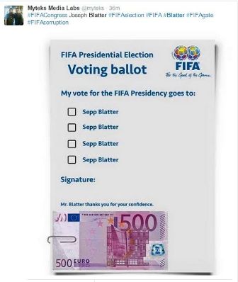 Blatter Pimpin FIFA Lagi, Meme-meme Lucu Bermunculan