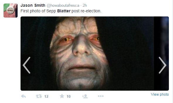 Blatter Pimpin FIFA Lagi, Meme-meme Lucu Bermunculan