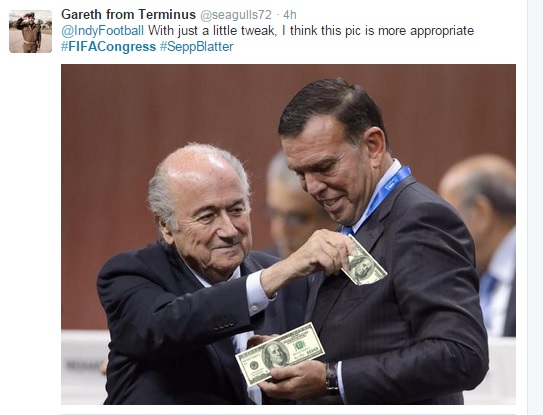 Blatter Pimpin FIFA Lagi, Meme-meme Lucu Bermunculan