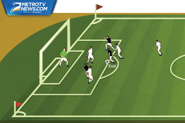 Ilustrasi Gol: AS Berondong Empat Gol ke Gawang Kosta Rika