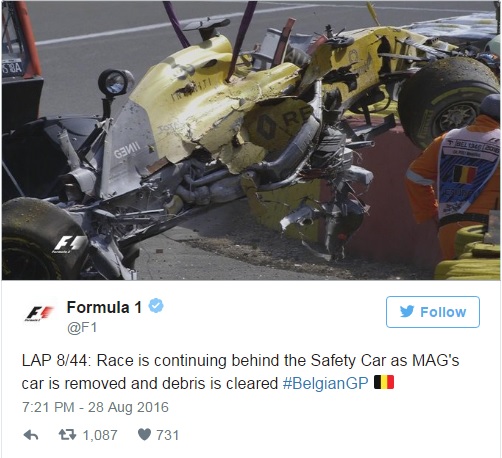 Kecelakaan, Tim Prinsipal Renault Enggan Salahkan Magnussen