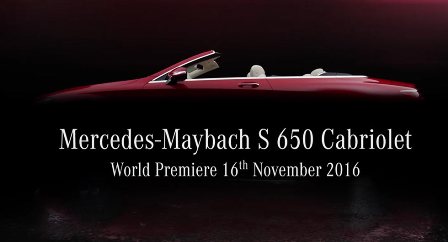 Mercedes-Maybach S-Class akan Bergaya Cabriolet