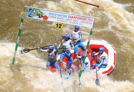 Perjuangan Mengumandangkan Indonesia Raya di Kejuaraan Dunia Arung Jeram 2015