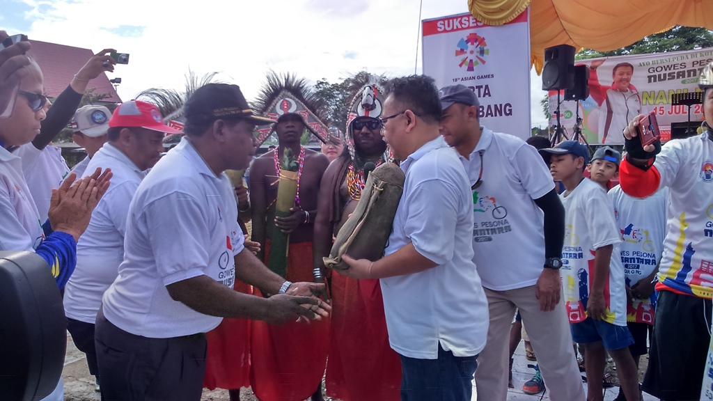 Sorong Sukses Tutup Gowes Pesona Nusantara 2017 di Tanah Papua