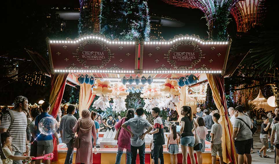 Kemeriahan Christmas Wonderland di Singapura
