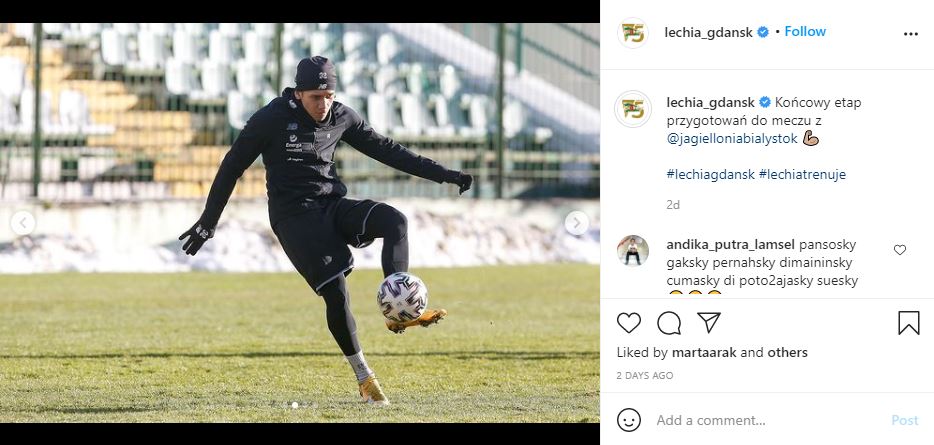 Egy Masuk Skuat, Gdansk Kalah di Kandang