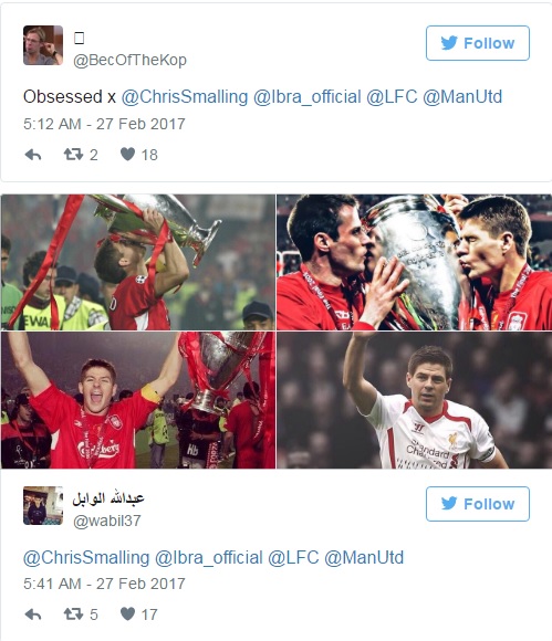 Fan Liverpool Balas Ejekan Bek Manchester United