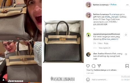 Terungkap, Ini Harga Tas Mewah yang Diberikan Otis untuk Luna Maya