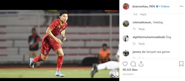 Bek Vietnam Diserang Netizen Usai Cederai Evan Dimas